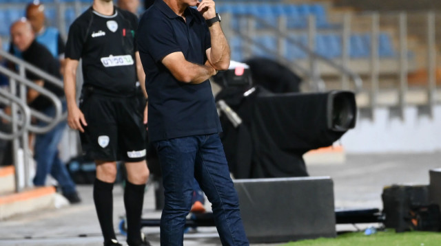 מרקו בלבול מאמן מכבי נתניה (צילום: ברני ארדוב)