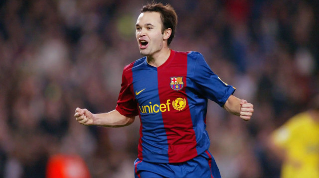 אנדרס אינייסטה, ברצלונה, בשנת 2006 (צילום: GettyImages)