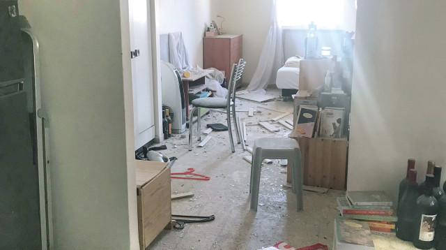 הדירה ההרוסה (צילום: טליה לוין)