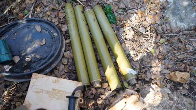 הטילים של חיזבאללה שצה''ל איתר (צילום: דובר צה"ל)