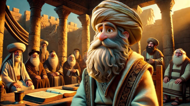 רב יהודה הנשיא מהמשנה מונפש בבינה מלאכותית (צילום: אנימלס)