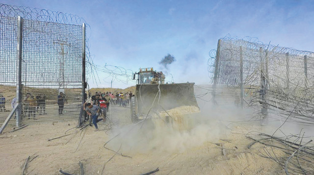 החדירה בשבעה באוקטובר (צילום: רויטרס)