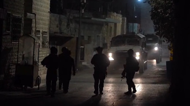 מעצר המבוקשים בתקוע (צילום: דובר צה"ל)