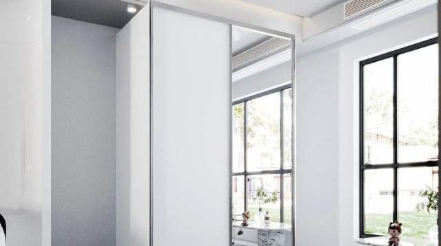 ארונות הזזה – פתרון מודרני וחסכוני במקום (צילום: רהיטי אלמנט)