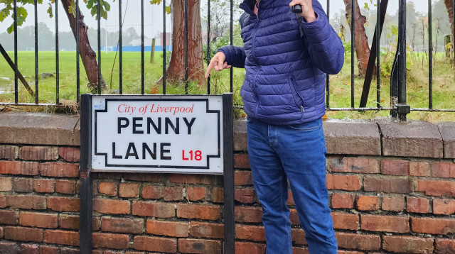 לא יכול להיות שאתם לא מזהים את רחוב 'פני ליין' מהשיר הידוע של הביטלס  (צילום: וין גלפרין)