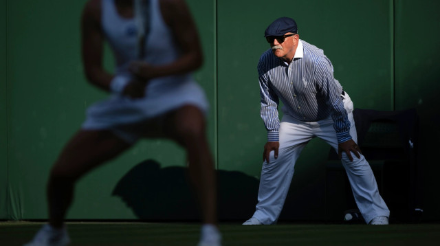 שופט קו, טורניר ווימבלדון (צילום: GettyImages, Visionhaus)