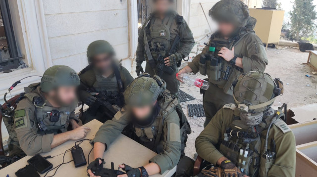 לוחמי יחידה 636 בהכוונת הרחפנים שחיסלו את המחבלים בדרום לבנון (צילום: דובר צה"ל)