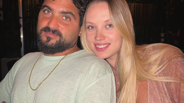 אושרי כהן ובת זוגו סשה שוטורוב (צילום: צילום מסך אינסטגרם)