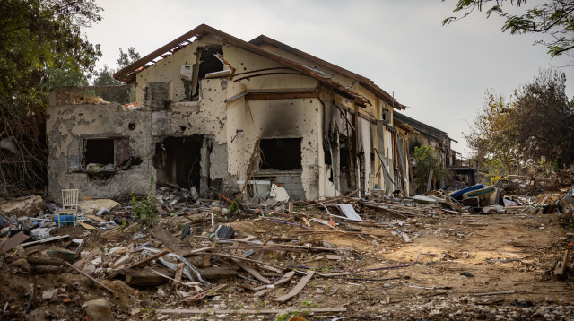 בית הרוס בבארי  (צילום: יונתן זינדל, פלאש 90)