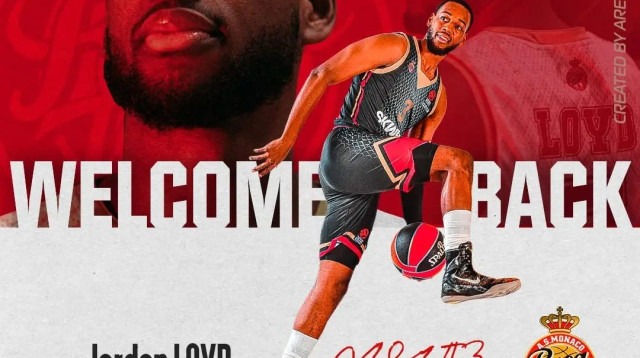 שחקן מונאקו ג'ורדן לויד (צילום: אתר רשמי, האתר הרשמי של מונאקו)