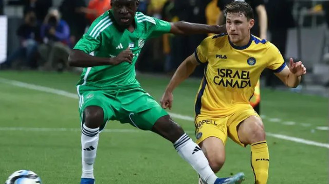 "מחצית שנייה פחות טובה". קניקובסקי מול מכבי חיפה (צילום: דני מרון)