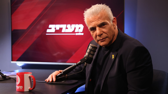 יאיר לפיד ראש האופוזיציה ומייסד ויו"ר "יש עתיד" (צילום: אלוני מור)