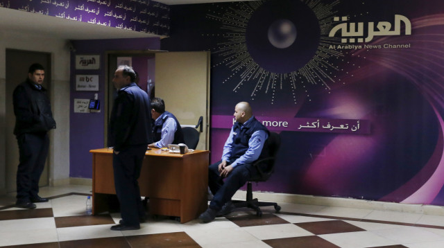 אולפני "אל ערביה" בביירות, לבנון (צילום: רויטרס)