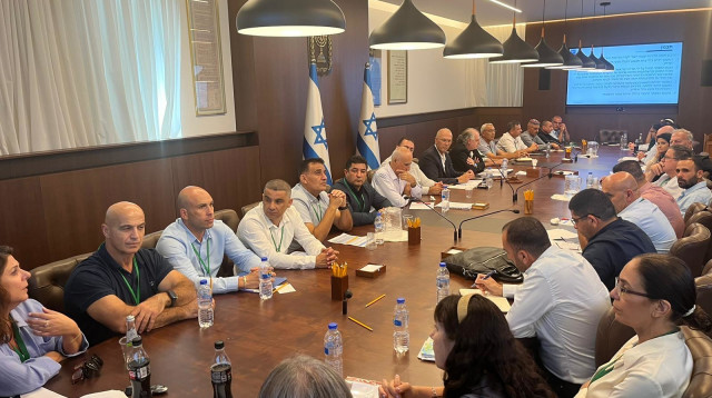 ראשי היישובים הדרוזיים והצ'רקסיים (צילום: ללא קרדיט)