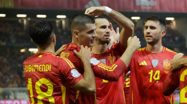 אלברו מוראטה, חלוץ נבחרת ספרד (צילום: רויטרס)