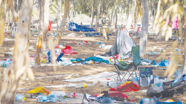 מסיבת הנובה לאחר הטבח (צילום: יוסי זמיר, פלאש  90)