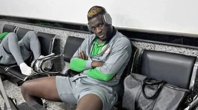 שחקני נבחרת ניגריה בלוב (צילום: עיבוד תמונה, תיעוד ברשתות החברתיות לפי סעיף 27 א' )