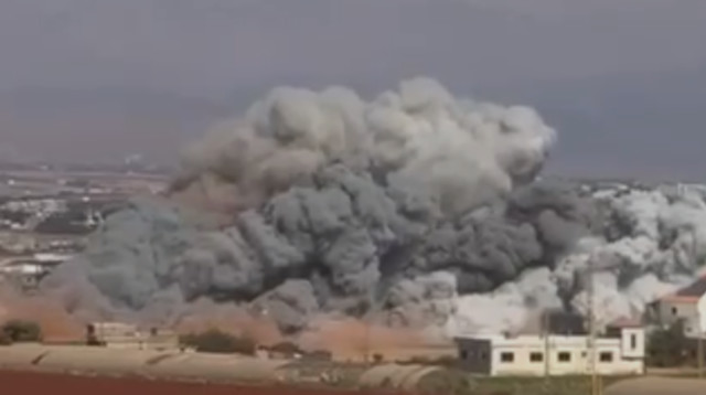 תקיפה בלבנון  (צילום: רשתות ערביות)