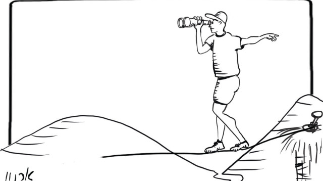 איום רב־זירתי אינו נפרס רק על פני הגלובוס כפונקציה של מרחק (צילום: איור: ארנון קרמר)