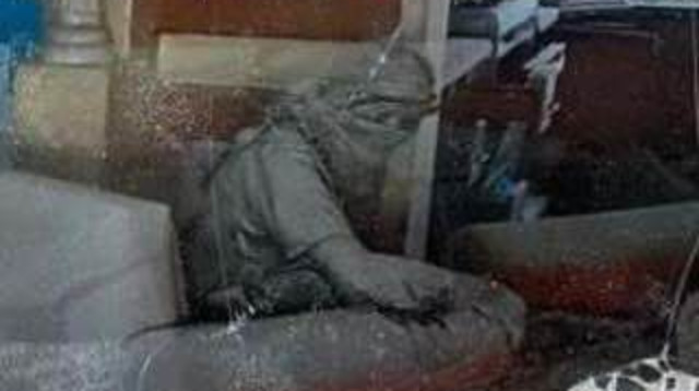 התיעוד האחרון של יחיא סינוואר (צילום: רשתות חברתיות)