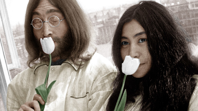 ג'ון לנון ויוקו אונו (צילום: Bridgeman Images via Reuters Connect)