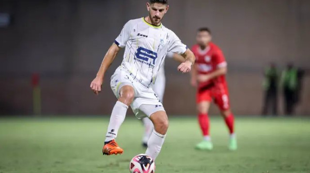 חלק מחבורת האקסים של הפועל חיפה. רועי שוקרני (צילום: מאור אלקסלסי)