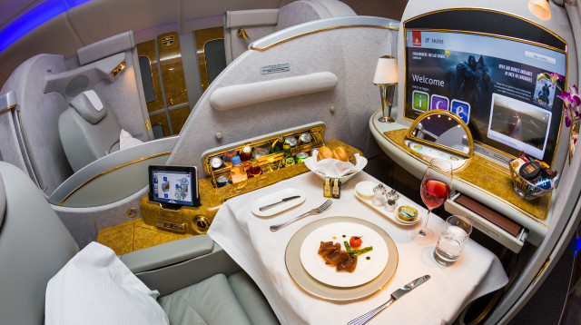 מחלקה ראשונה, אמירייטס (צילום: שאטרסטוק)