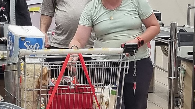 זאב אלקין ואשתו מריה אלקין (צילום: פול סגל)