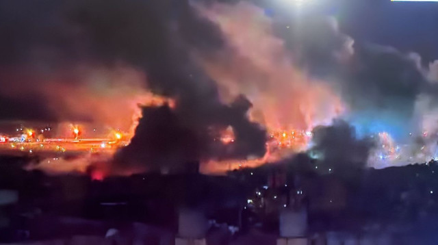 תקיפת צה"ל בדאחייה (צילום: רשתות חברתיות, שימוש לפי סעיף 27 א')