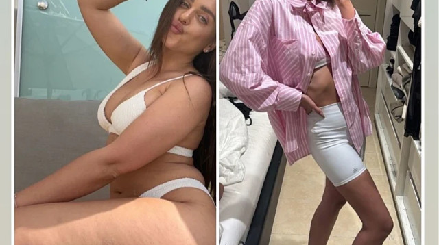 לינור סביניק לפני ואחרי (צילום: צילום מסך מתוך האינסטגרם)