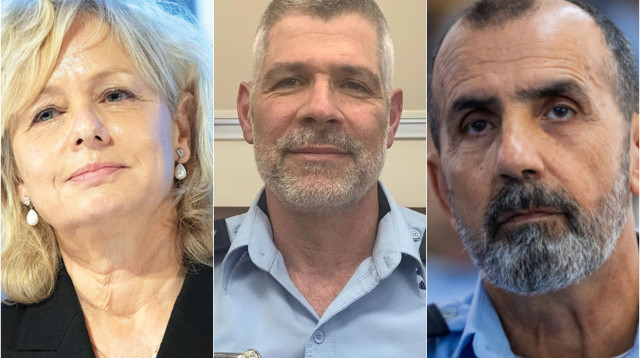 דני לוי, אליעזר כהנא, גלי בהרב מיארה  (צילום: דוברות המשטרה,יונתן זינדל, פלאש 90)