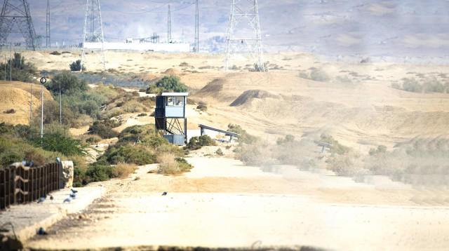 גבול ישראל ירדן (צילום: משה שי פלאש 90)