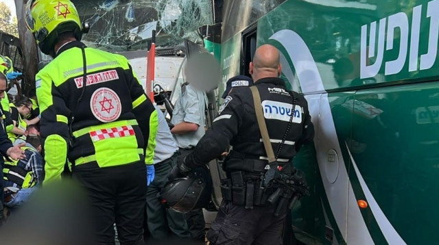 זירת האירוע בגלילות (צילום: דוברות מד"א)