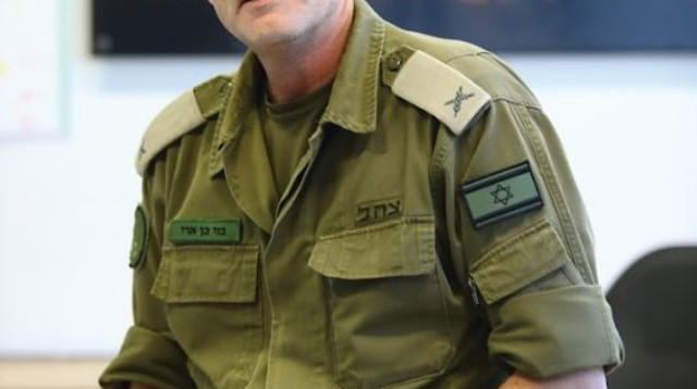קצין מילואים ראשי, תא"ל (במיל') בני בן ארי (צילום: אלוני מור)