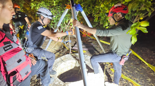 תמונות מהחילוץ (צילום: כבאות והצלה מחוז צפון)