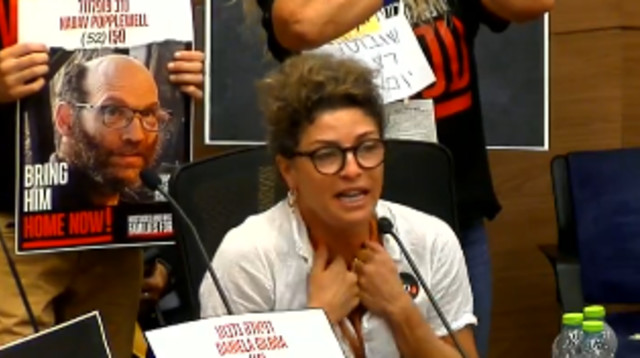 עדי אשכנזי בדיון בכנסת (צילום: צילום מסך רשת X)