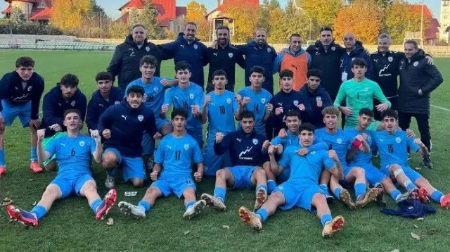 נבחרת הנערים של ישראל (צילום: אתר רשמי, ההתאחדות לכדורגל)