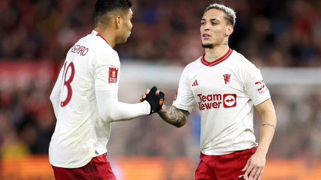 אנטוני לצד קאסמירו מנצ'סטר יונייטד (צילום: GettyImages)