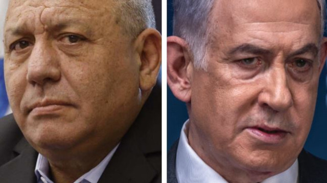 בנימין נתניהו, גדי איזנקוט  (צילום: מרק ישראל סלם,חיים גולדברג פלאש 90)