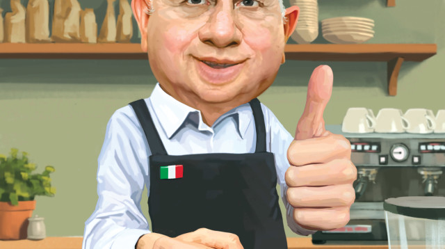 הקופאי בעיירה האיטלקית שאל אותנו: “מניין אתם? מאָלְטוֹ אָדִיג'ה?" (צילום: איור: אופיר בגון)