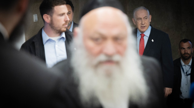 יצחק גולדקנופף, בנימין נתניהו (צילום: חיים גולדברג, פלאש 90)