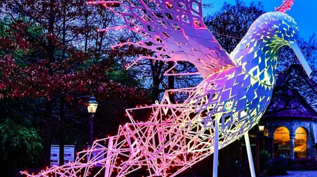 תערוכת האור הגדולה בגן הבוטני (צילום: MK ILLUMINATION ישראל)