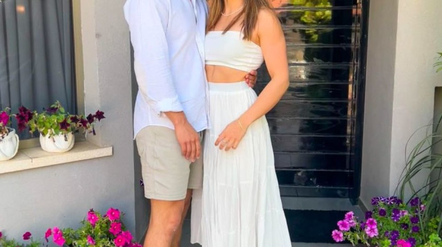 אבנר נתניהו וארוסתו (צילום: אינסטגרם)