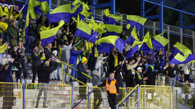 יש קהל במשחק כדורגל באשדוד לראשונה מאז 7 באוקטובר (צילום: לירון מולדובן)