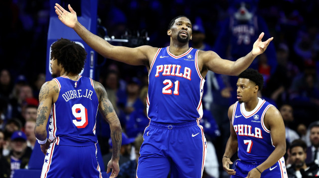 שחקן פילדלפיה 76' ג'ואל אמביד (צילום: GettyImages)