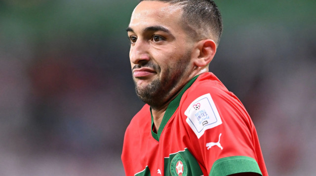 חכים זייש, נבחרת מרוקו (צילום: GettyImages, KIRILL KUDRYAVTSEV/AFP)