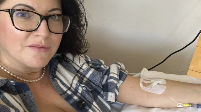 קלייר טורנר, חולת סרטן שמזהירה מהדבר הנורא ביותר (צילום: Kennedy News and Media)