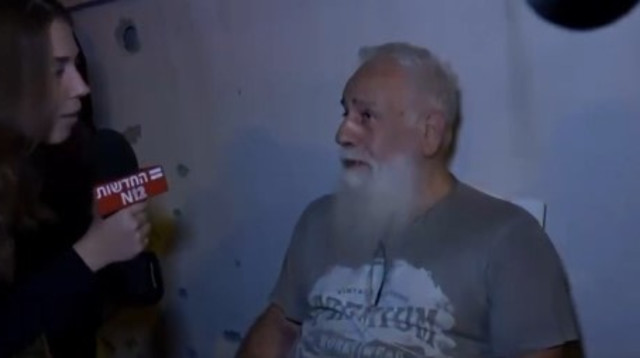 שרון קנובליך מראיינת לערוץ 12 (צילום: צילום מסך, קשת 12)