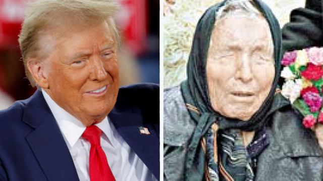 באבא וונגה,  דונלד טראמפ (צילום: Wikimedia Commons,REUTERS/Jonathan Drake)