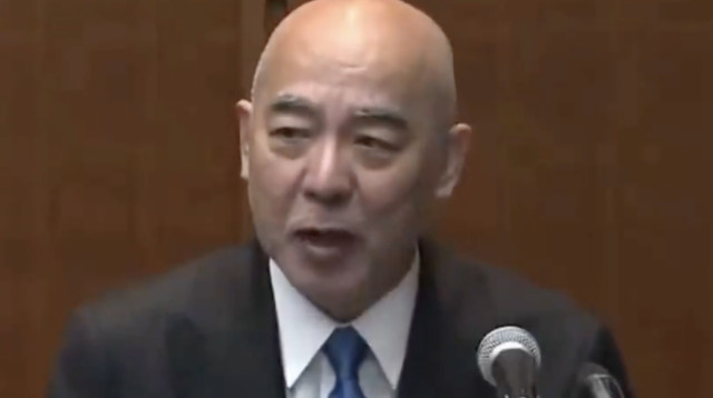 נאוקי היאקוטה, מנהיג המפלגה השמרנית ביפן עם הצעה קיצונית לעידוד הילודה (צילום: צילום מסך)